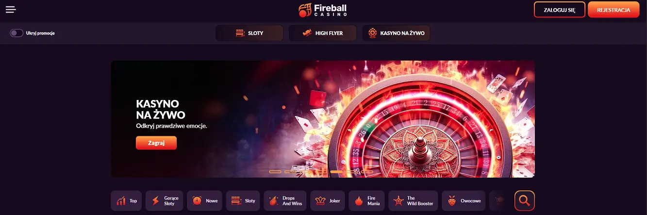 Fireball Casino Oficjalna Strona